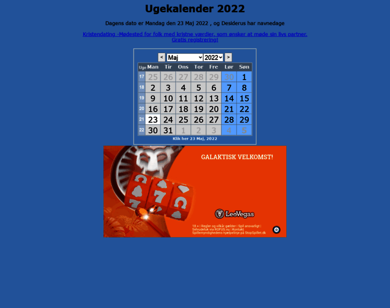 Ugekalender.dk thumbnail