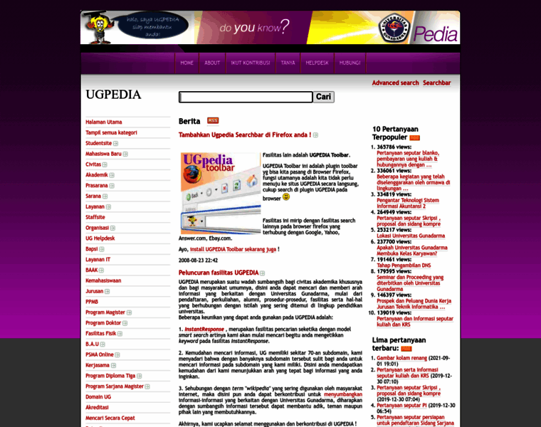 Ugpedia.gunadarma.ac.id thumbnail