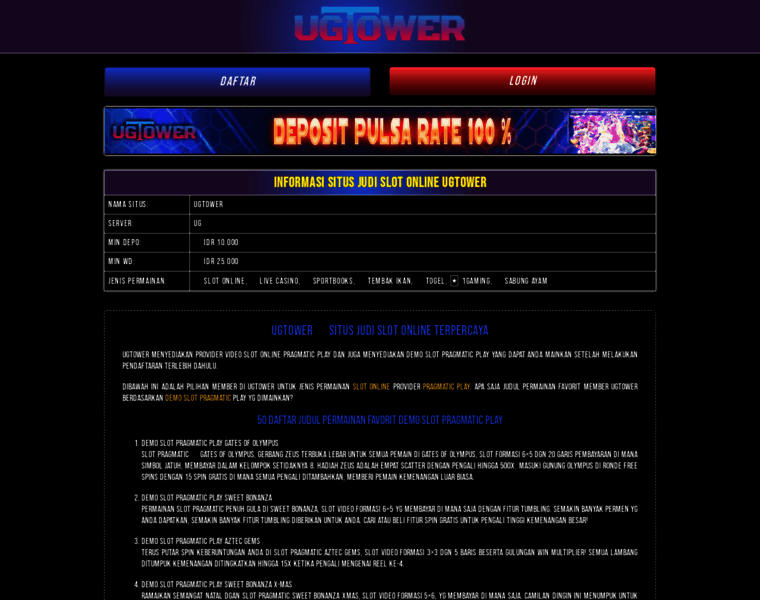 Ugtower.w3spaces.com thumbnail