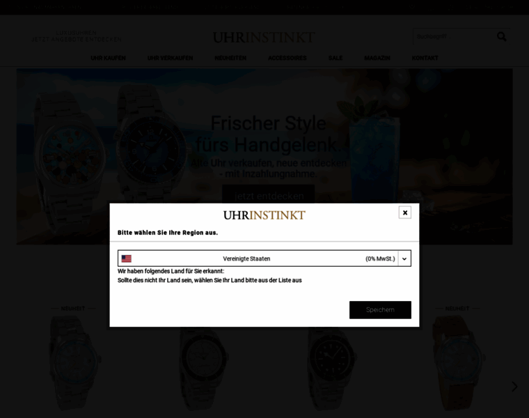 Uhrinstinkt.de thumbnail