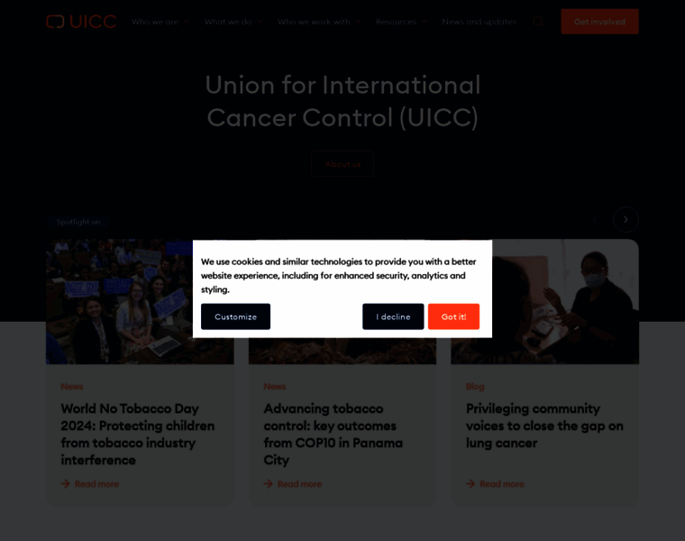 Uicc.org thumbnail