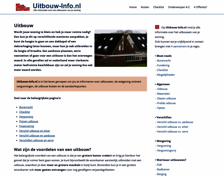 Uitbouw-info.nl thumbnail