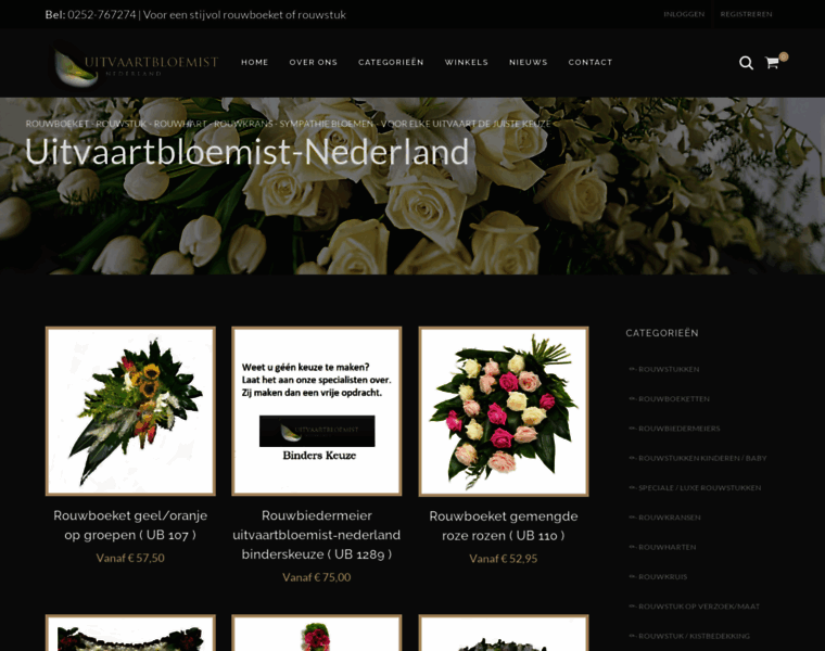 Uitvaartbloemist-nederland.nl thumbnail