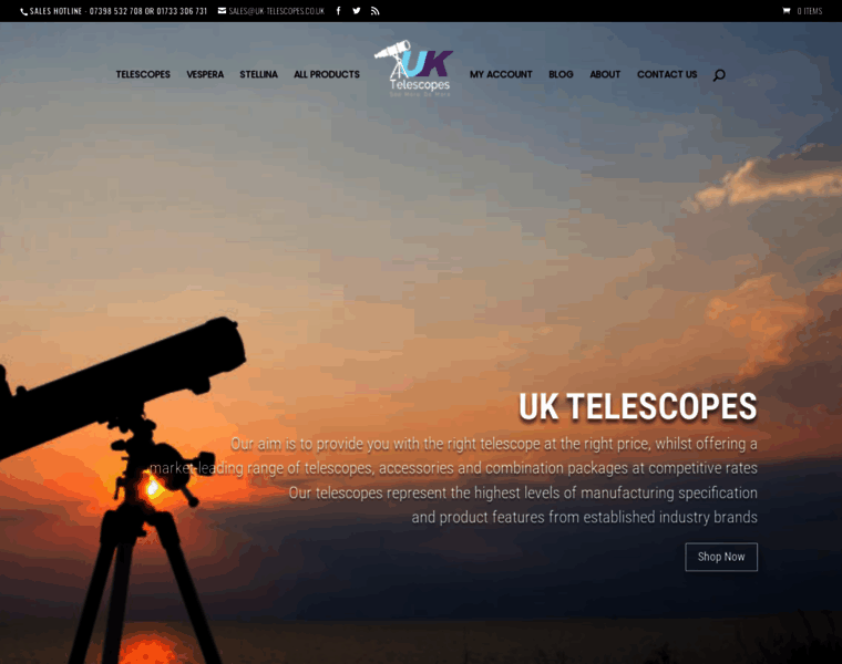 Uk-telescopes.co.uk thumbnail