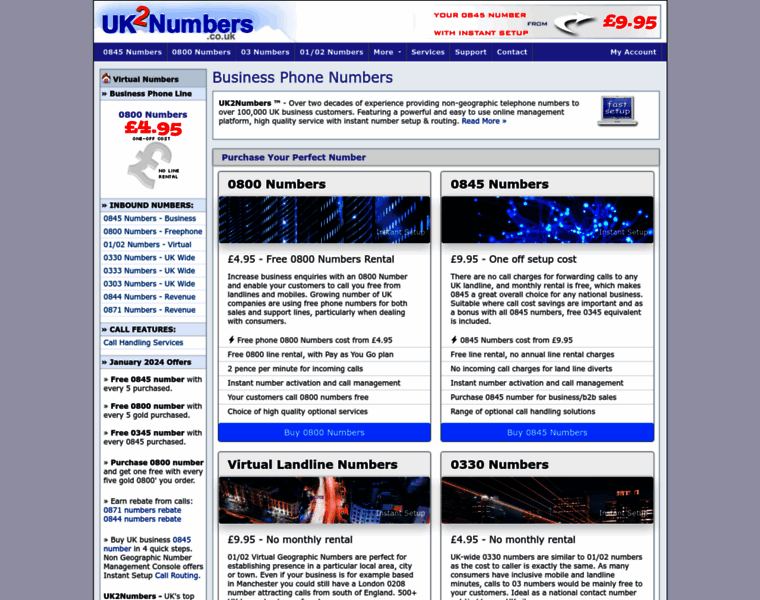 Uk2numbers.co.uk thumbnail