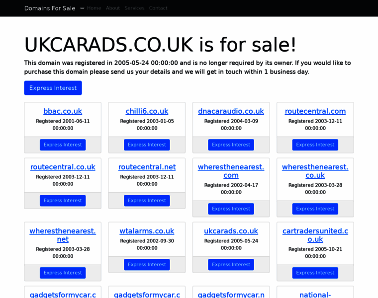 Ukcarads.co.uk thumbnail