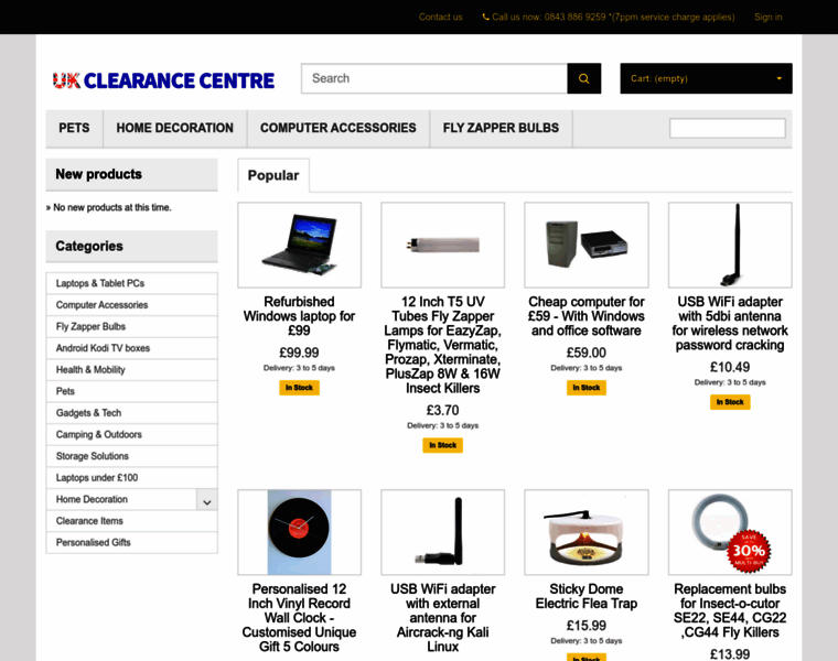Ukclearancecentre.co.uk thumbnail Ukclearancecentre.co.uk thumbnail