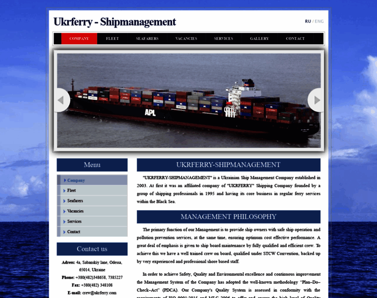 Ukf-shipmanagement.com thumbnail