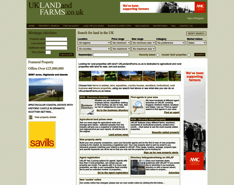 Uklandandfarms.co.uk thumbnail