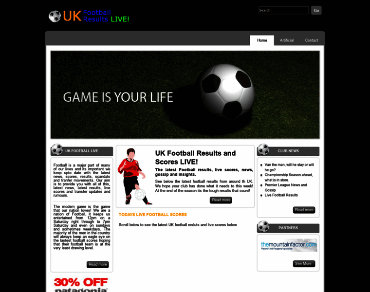 Uklivefootballresults.co.uk thumbnail