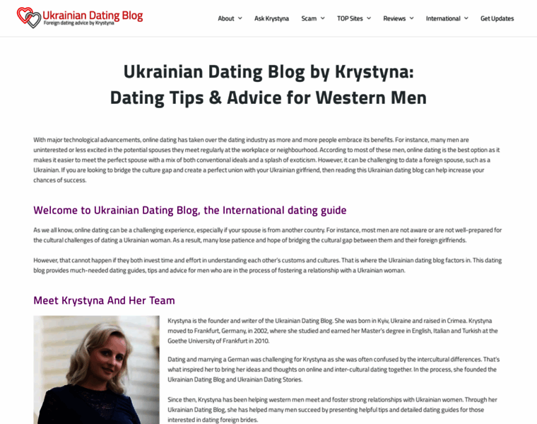 Ukrainiandatingblog.com thumbnail
