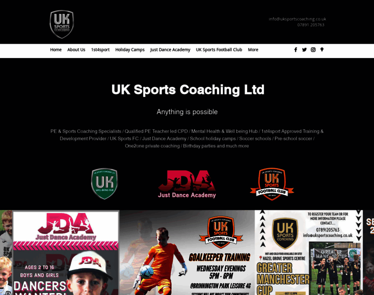Uksportscoaching.co.uk thumbnail