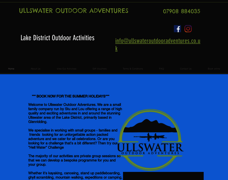 Ullswateroutdooradventures.co.uk thumbnail