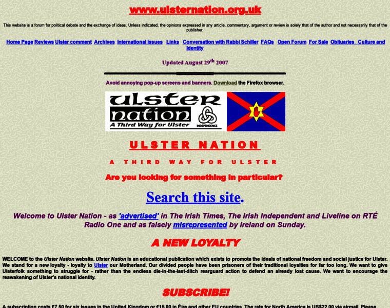 Ulsternation.org.uk thumbnail