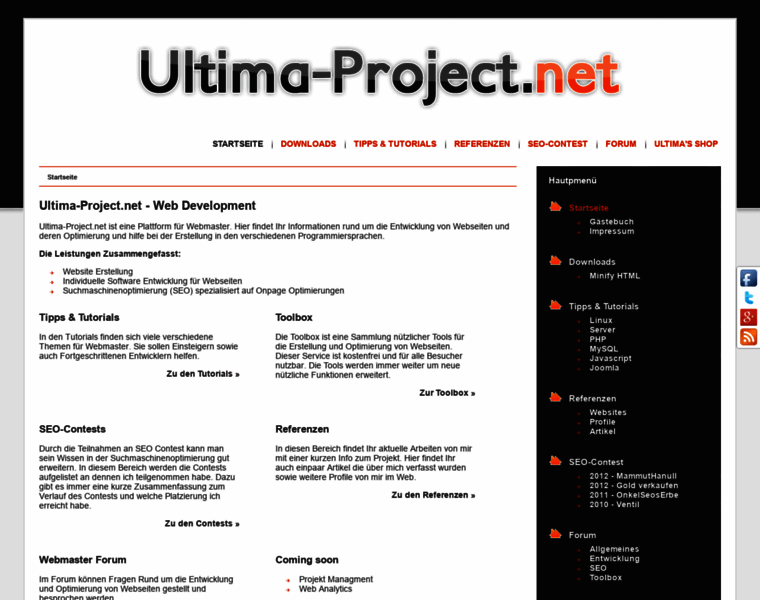 Ultima-project.net thumbnail