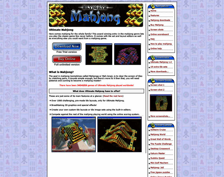 Ultimate-mahjong.com thumbnail