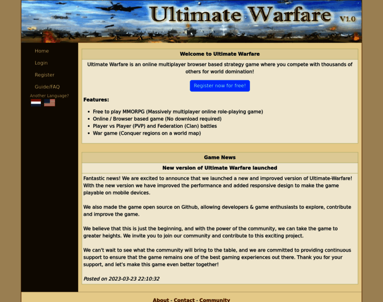 Ultimate-warfare.com thumbnail