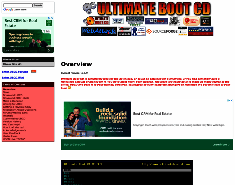Ultimatebootcd.com thumbnail