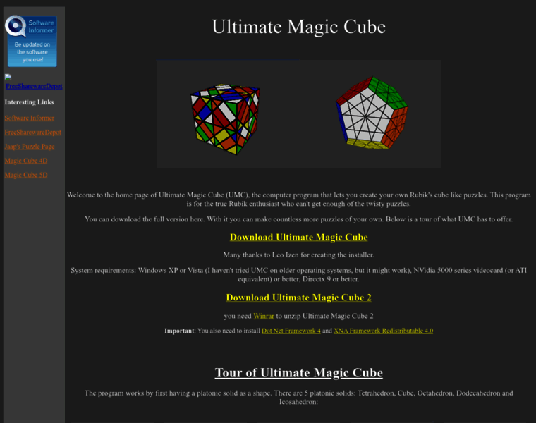 Ultimatemagiccube.com thumbnail