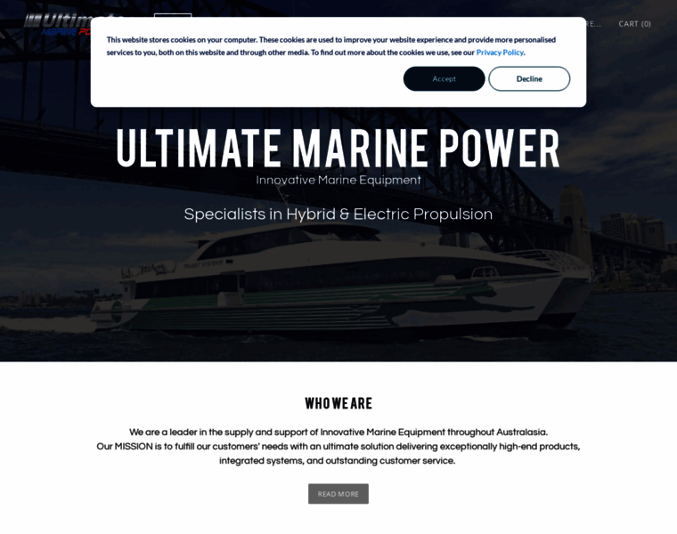 Ultimatemarinepower.com thumbnail