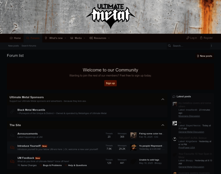 Ultimatemetal.com thumbnail Ultimatemetal.com thumbnail