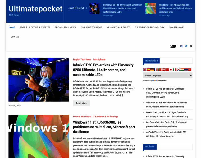 Ultimatepocket.com thumbnail