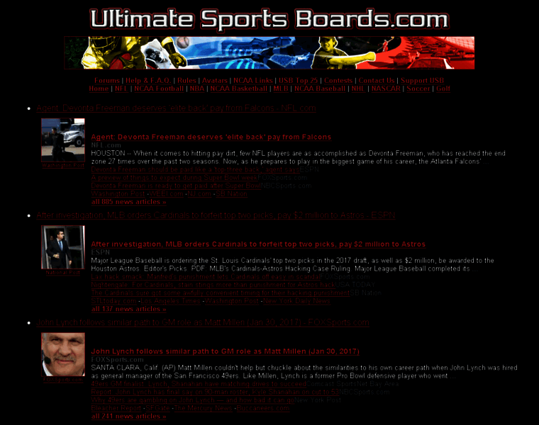 Ultimatesportsboards.com thumbnail