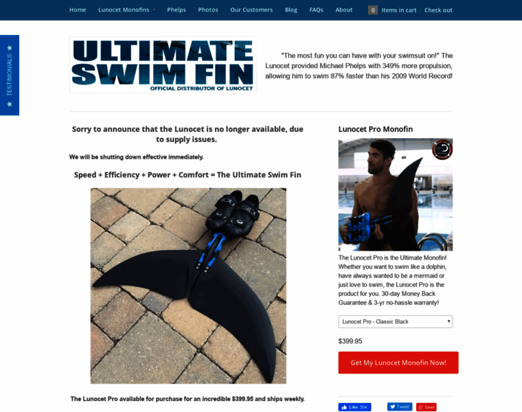 Ultimateswimfin.com thumbnail