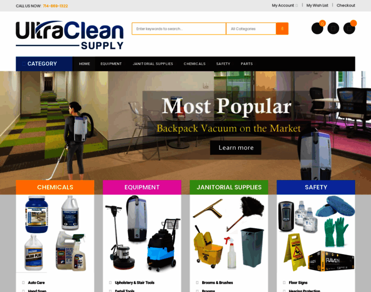 Ultracleansupply.com thumbnail