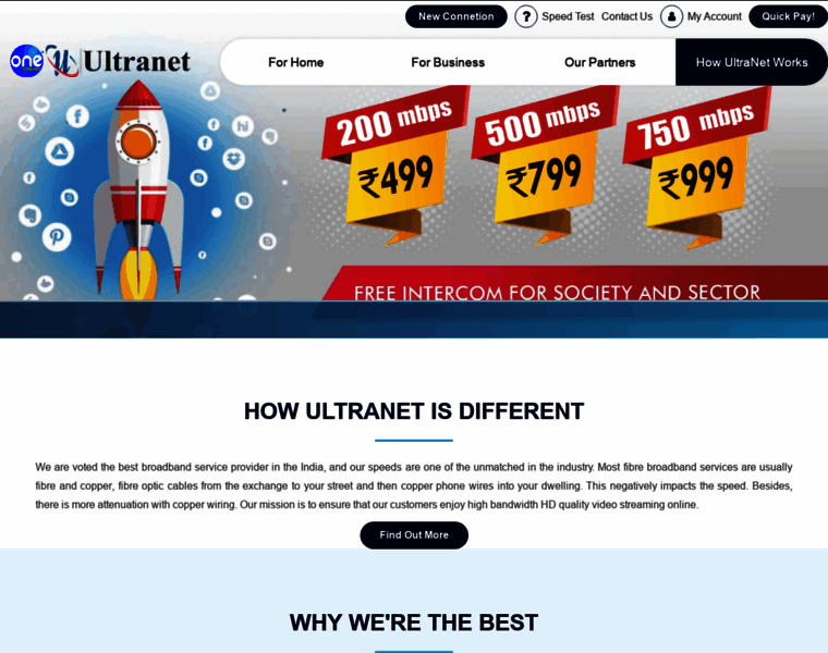Ultranet.co.in thumbnail