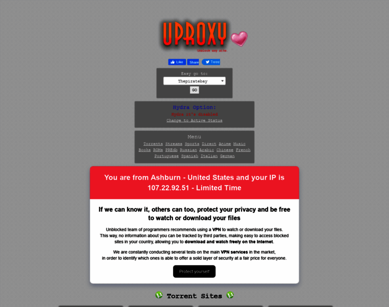 Ultraproxy.me thumbnail