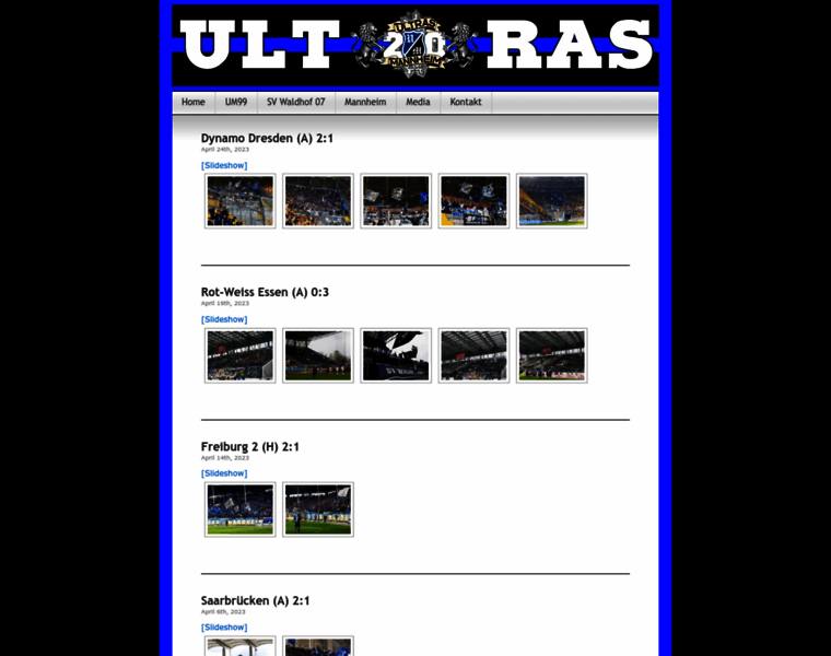 Ultras-mannheim.de thumbnail