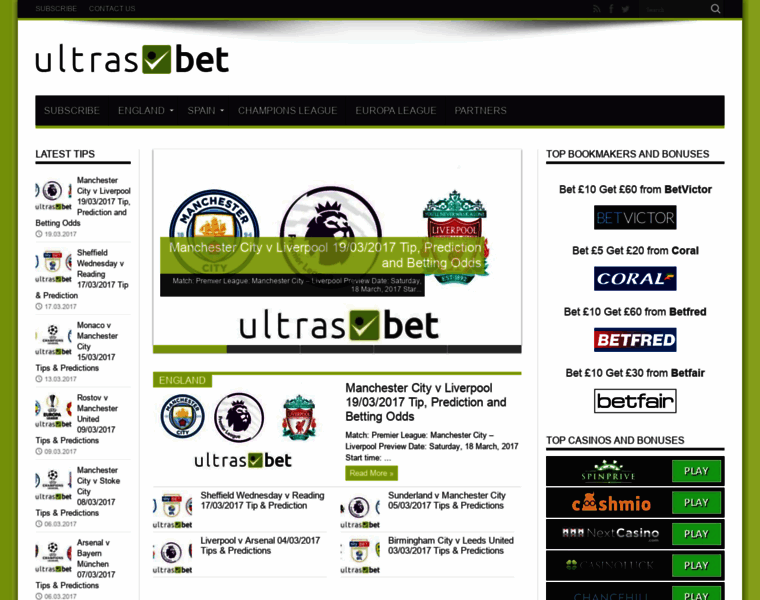 Ultrasbet.co.uk thumbnail