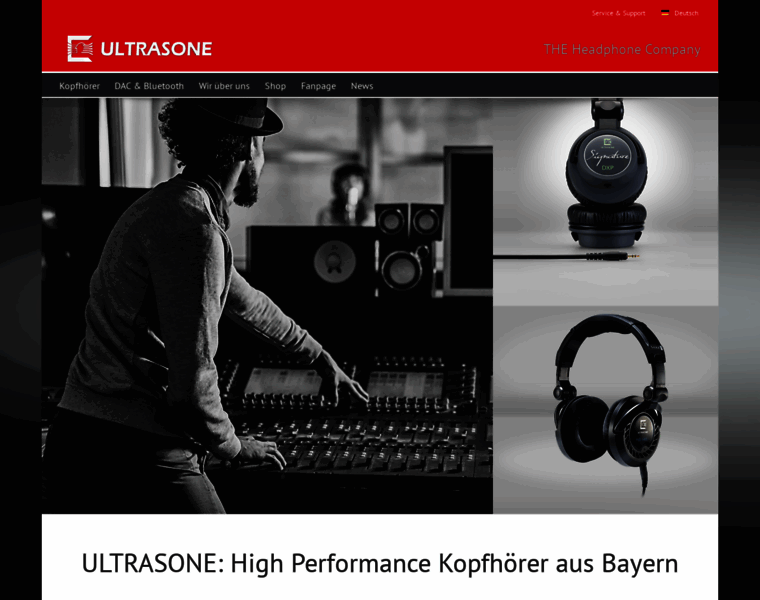 Ultrasone-headphones.com thumbnail