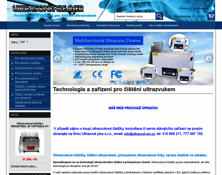 Ultrasonic-cleaner.cz thumbnail