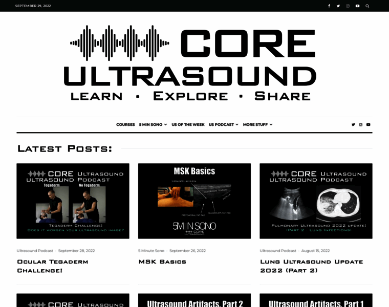 Ultrasoundpodcast.com thumbnail