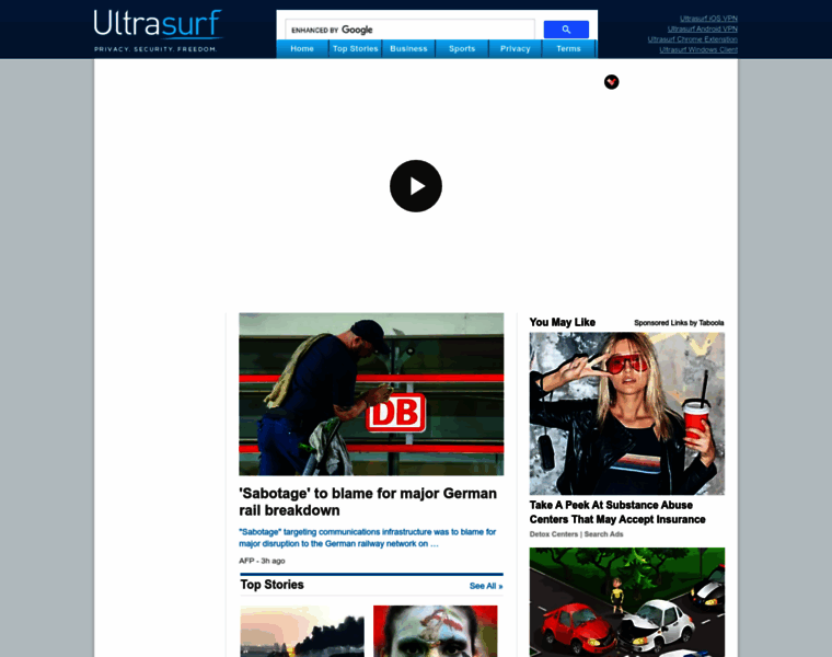 Ultrasurfing.com thumbnail