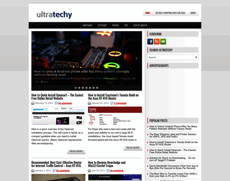 Ultratechy.com thumbnail