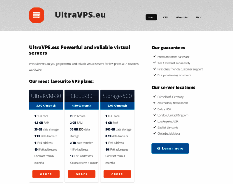 Ultravps.eu thumbnail