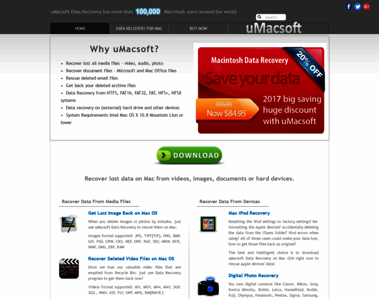 Umacsoft.com thumbnail