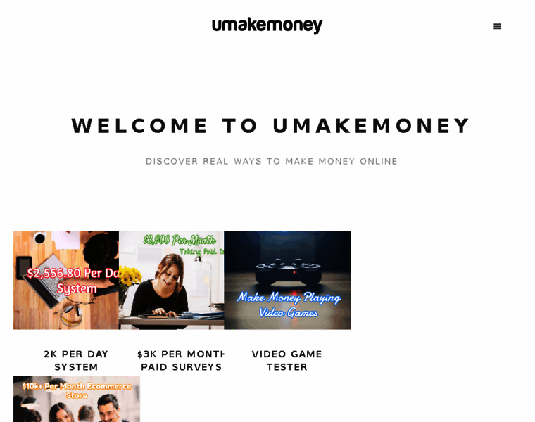 Umakemoney.com thumbnail