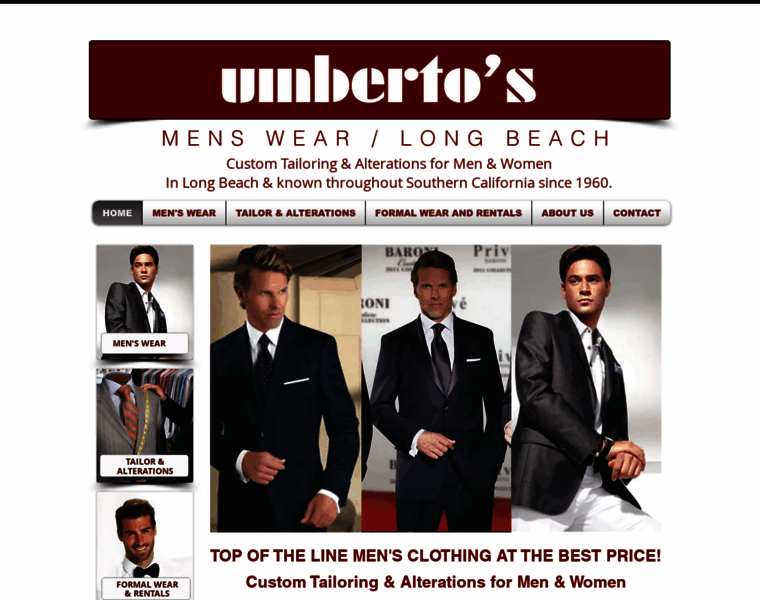 Umbertosmenswear.com thumbnail