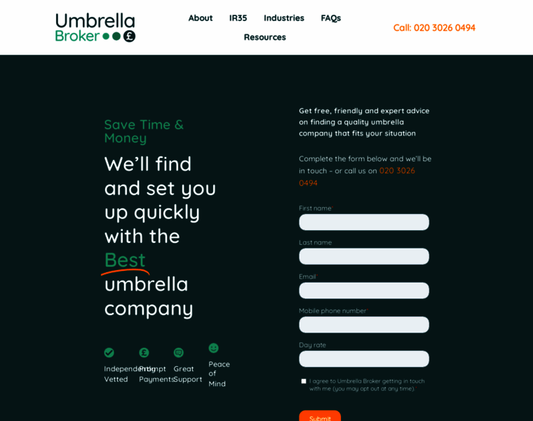 Umbrellabroker.com thumbnail