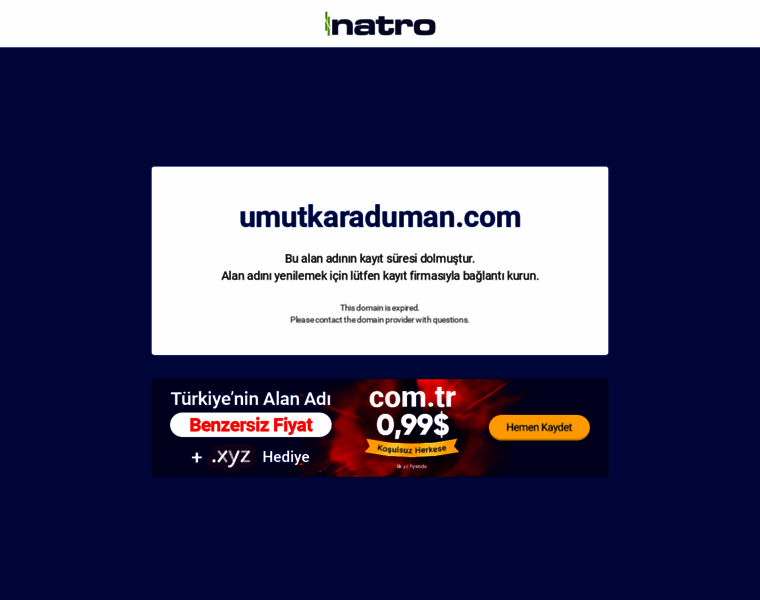 Umutkaraduman.com thumbnail