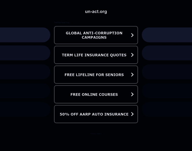 Un-act.org thumbnail