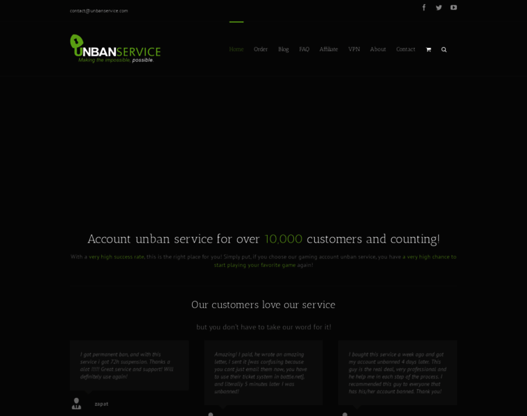 Unbanservice.com thumbnail