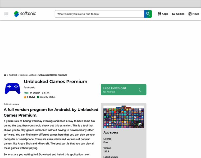 Unblocked-games-premium.en.softonic.com thumbnail