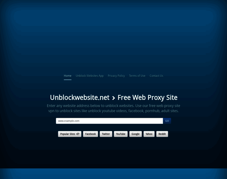 Unblockwebsite.net thumbnail