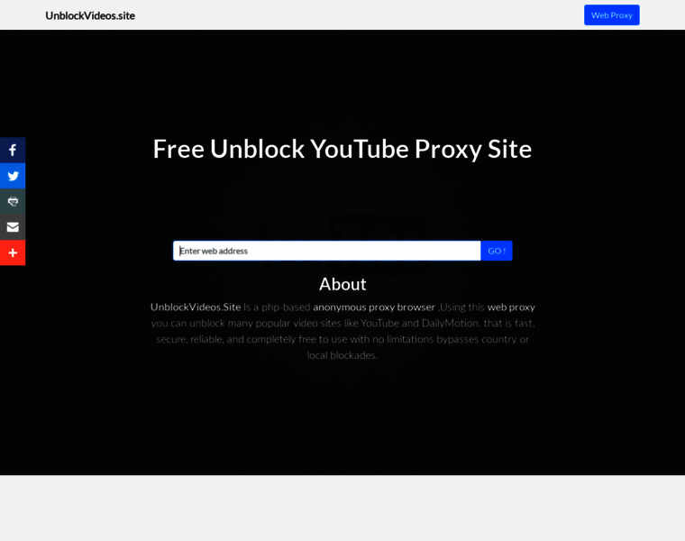 Unblockyoutube.site thumbnail