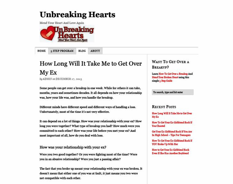 Unbreakinghearts.com thumbnail